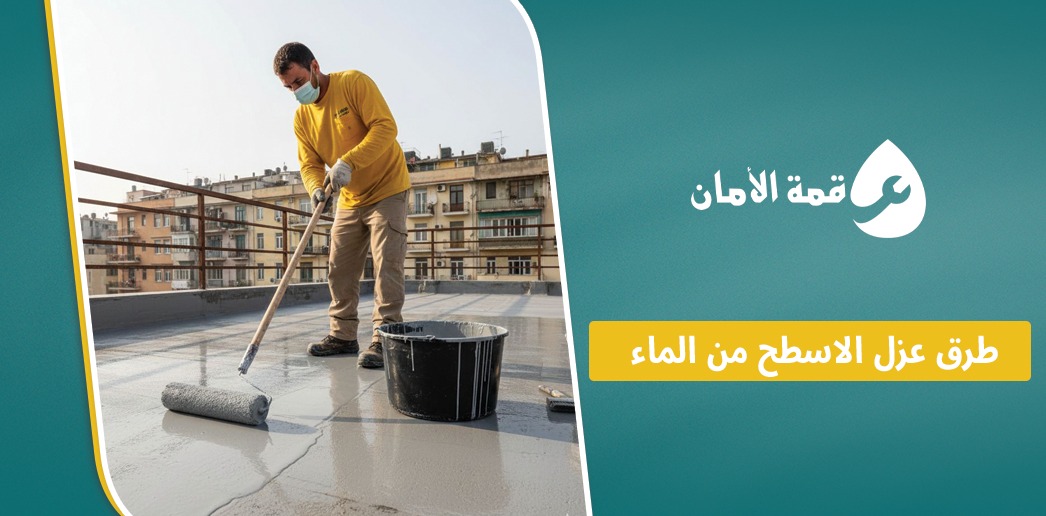 طرق عزل الاسطح من الماء